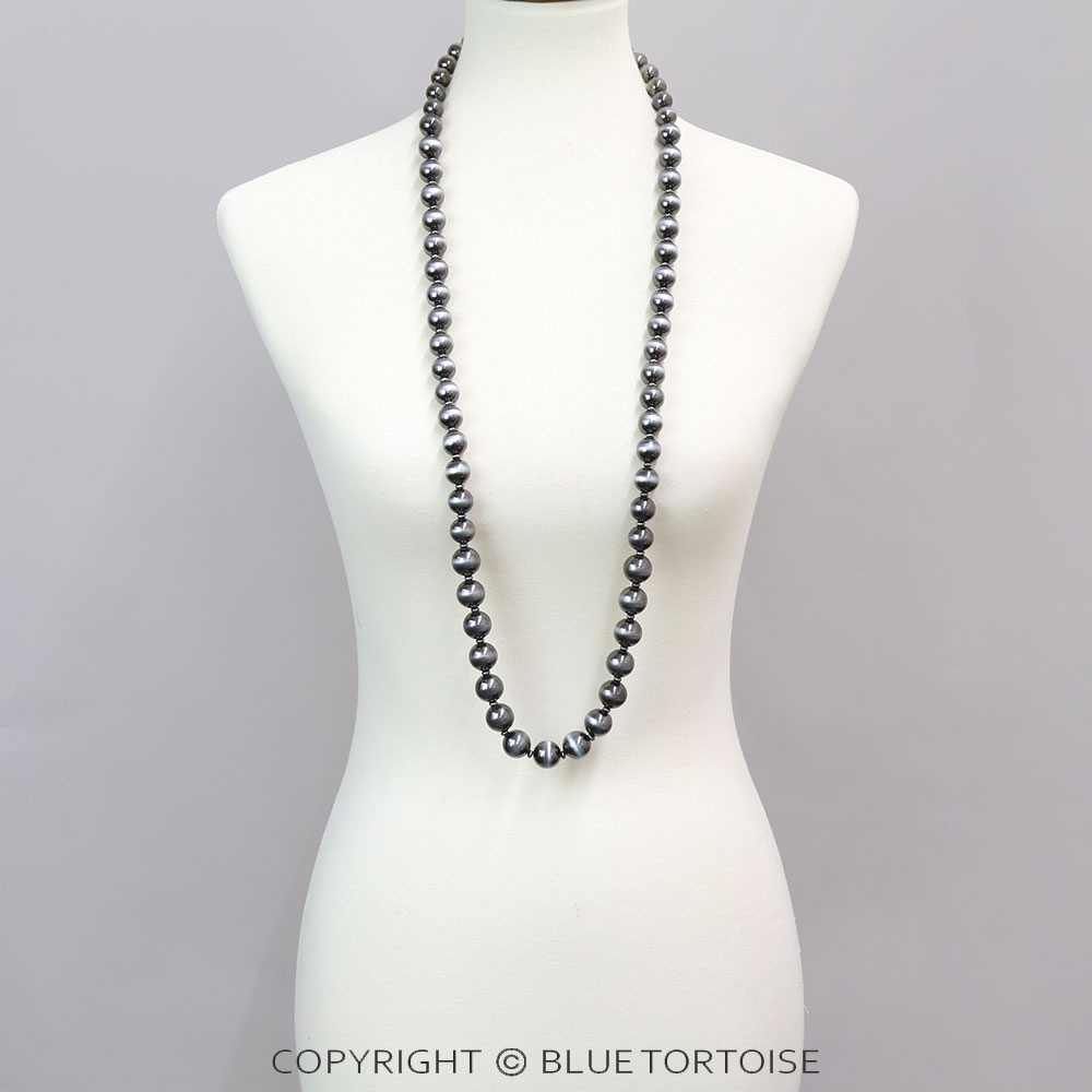 40" Navajo Style Pearl Necklace - Image 2