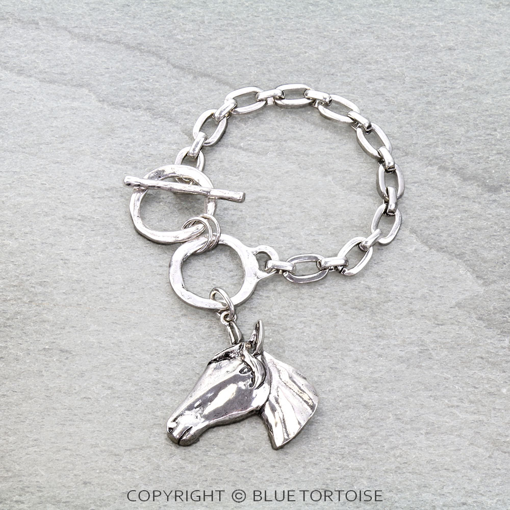 Western Horse Toggle Bracelet