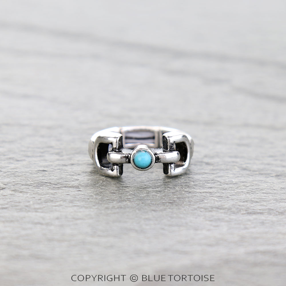 Western Horsebit Stretch Ring