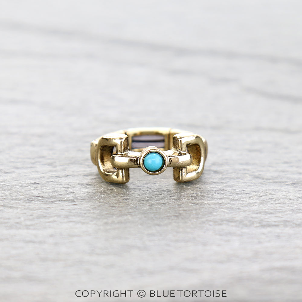 Western Horsebit Stretch Ring