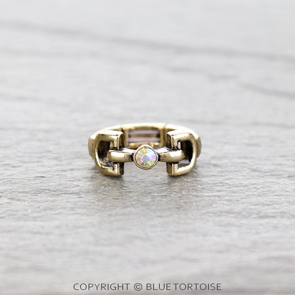 Western Horsebit Stretch Ring