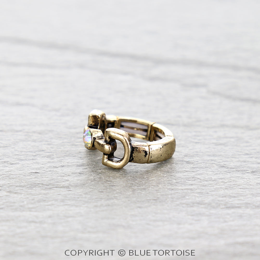 Western Horsebit Stretch Ring - Image 2