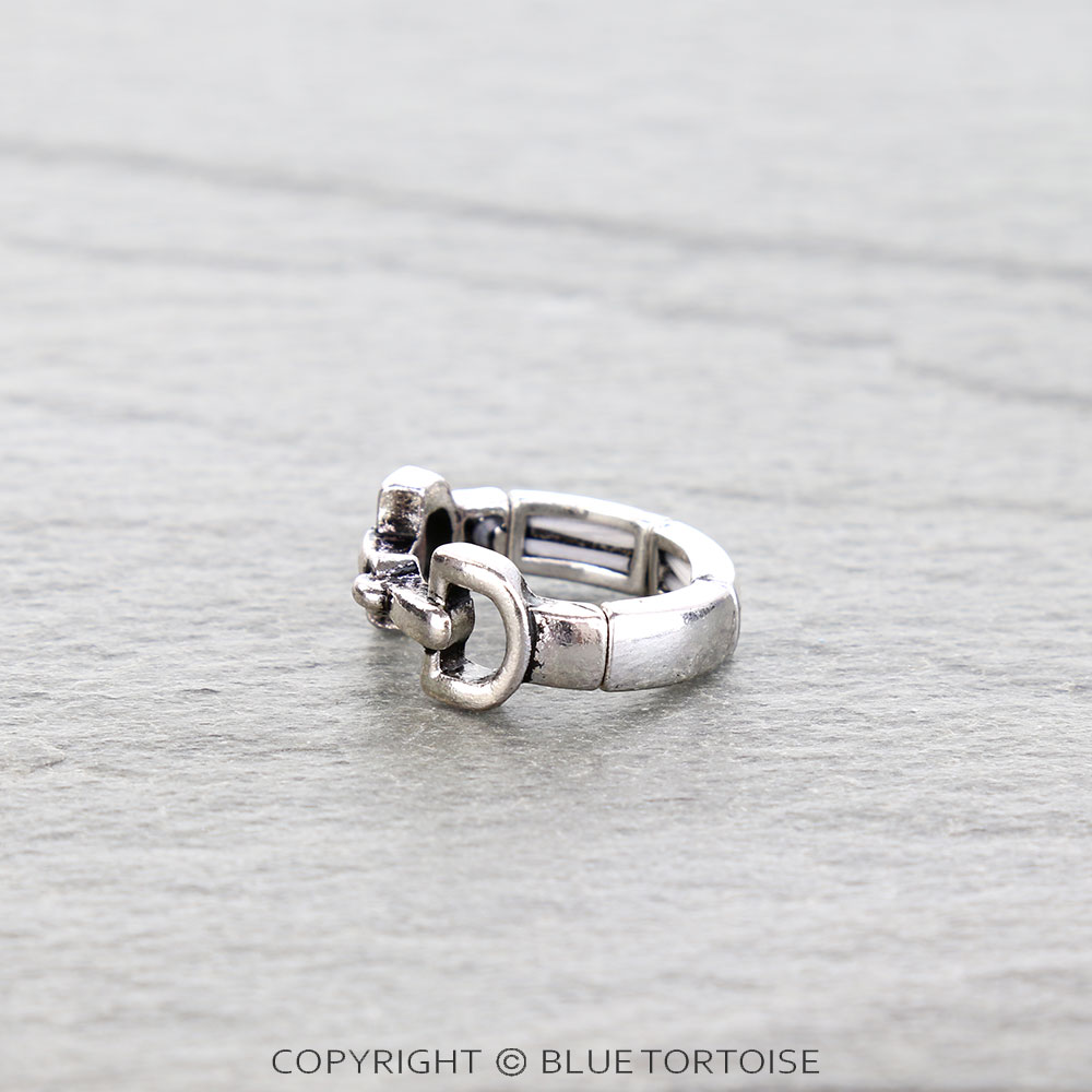 Western Horsebit Stretch Ring - Image 2