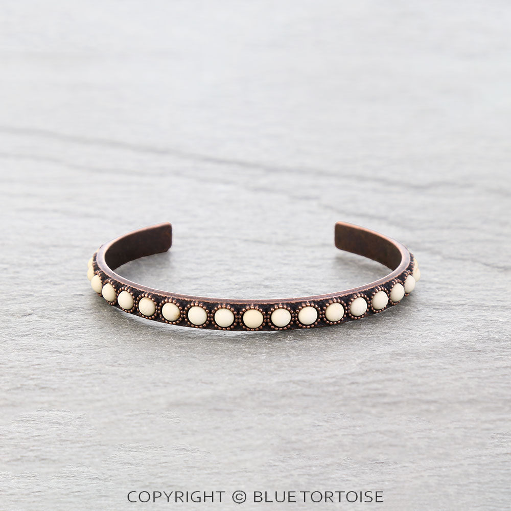 Western Stone Hoop Cuff Bracelet