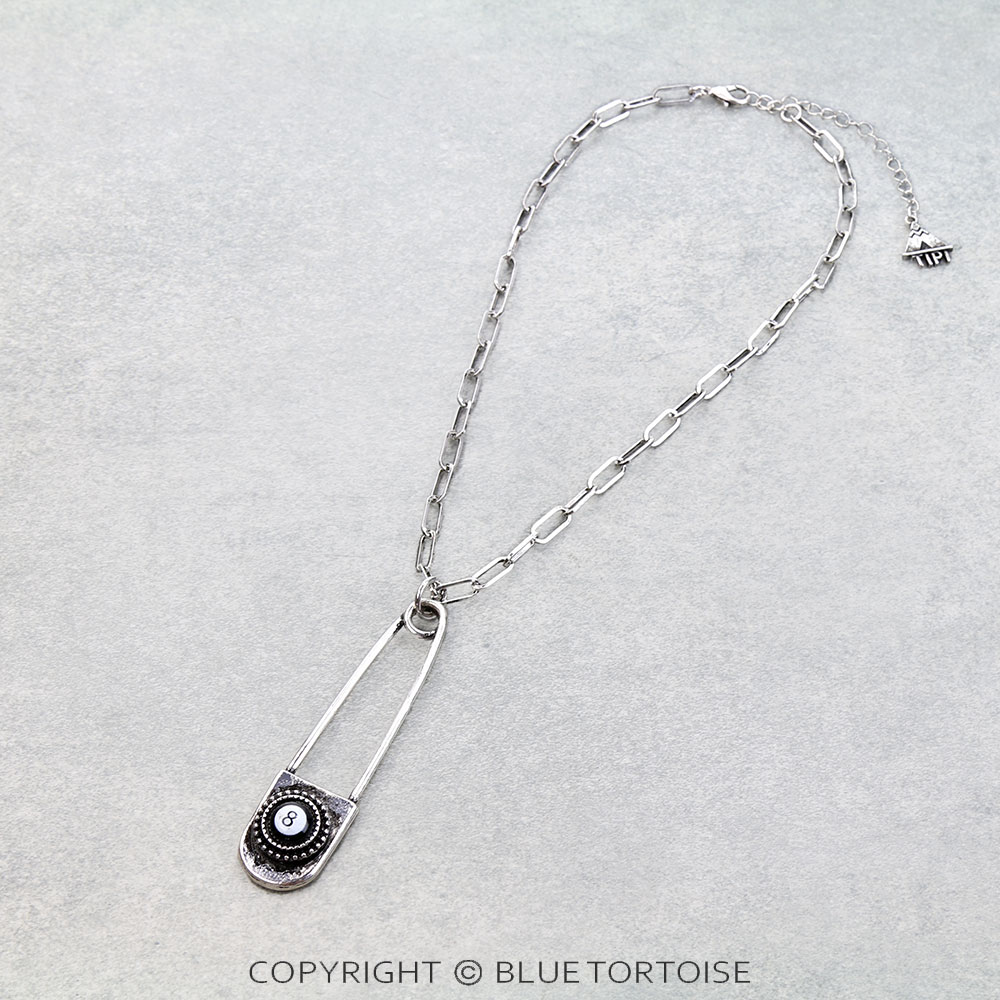 Western Pin Drop 8 Ball Necklace