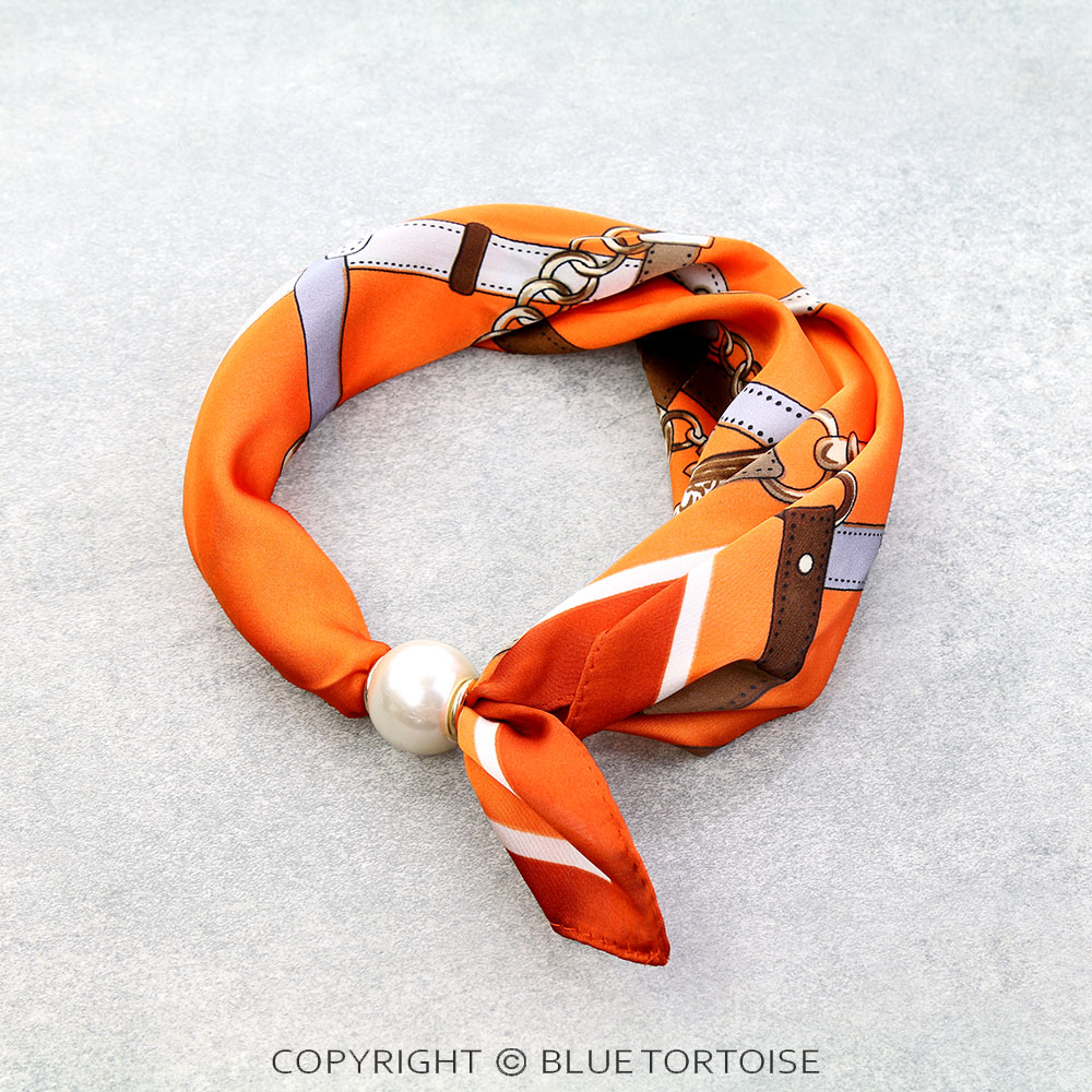 Western Horsebit Scarf Charm Necklace - Image 3