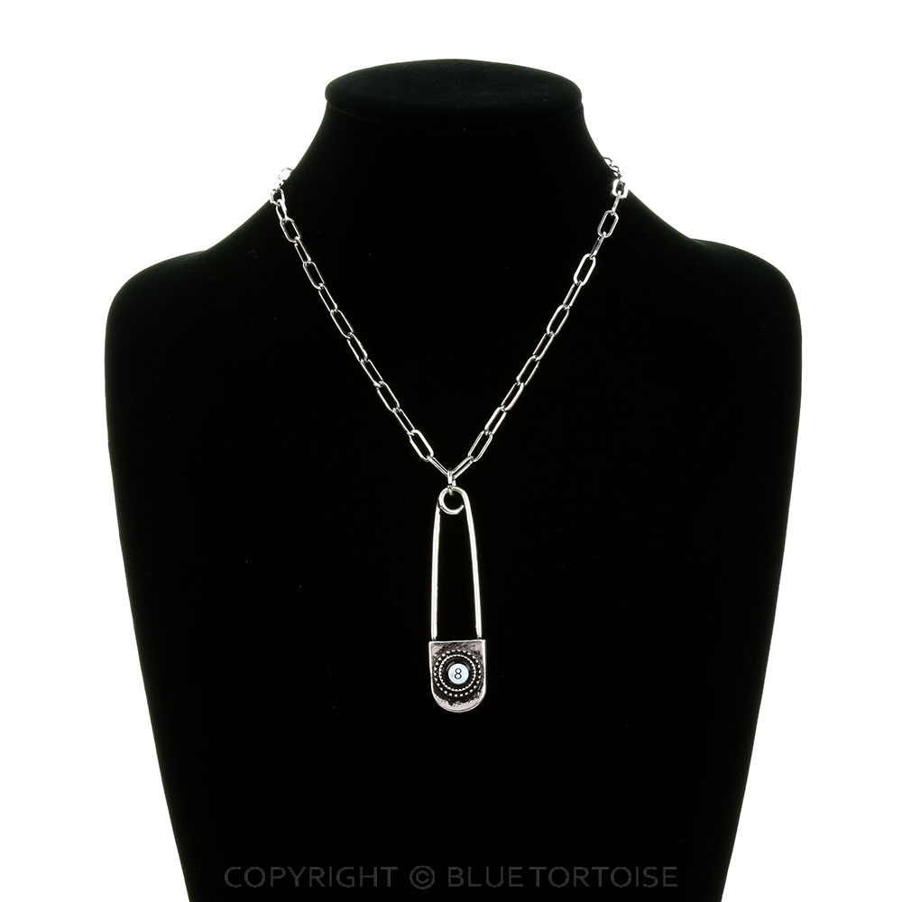 Western Pin Drop 8 Ball Necklace - Image 2