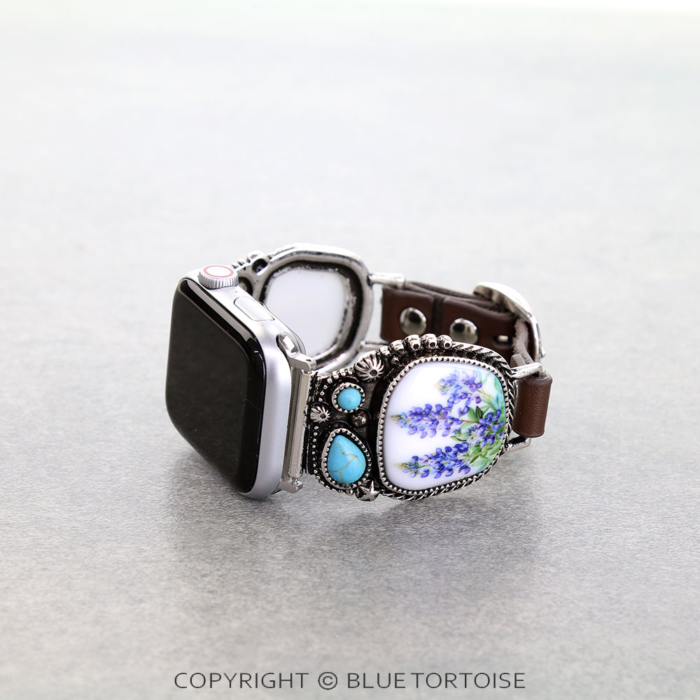 Western Bluebonnet Apple Watch Band - Image 2