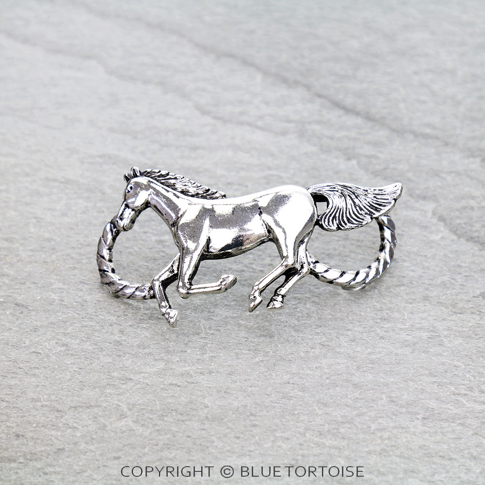 Western Horse Scarf Charm