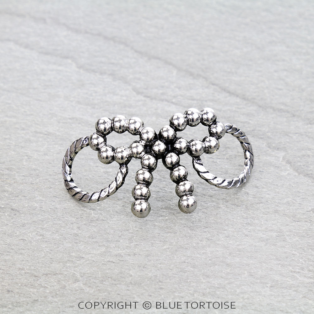 Western Bow Scarf Charm