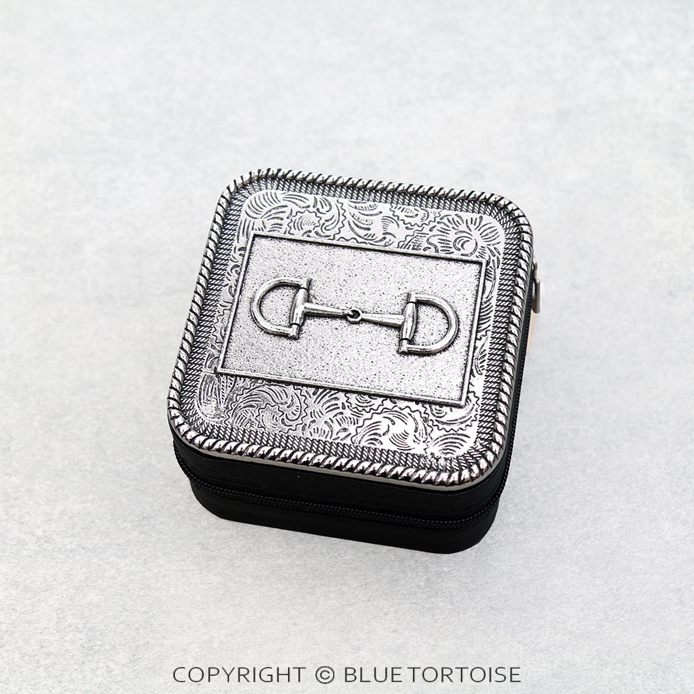 Western Etched Horsebit Jewelry Box