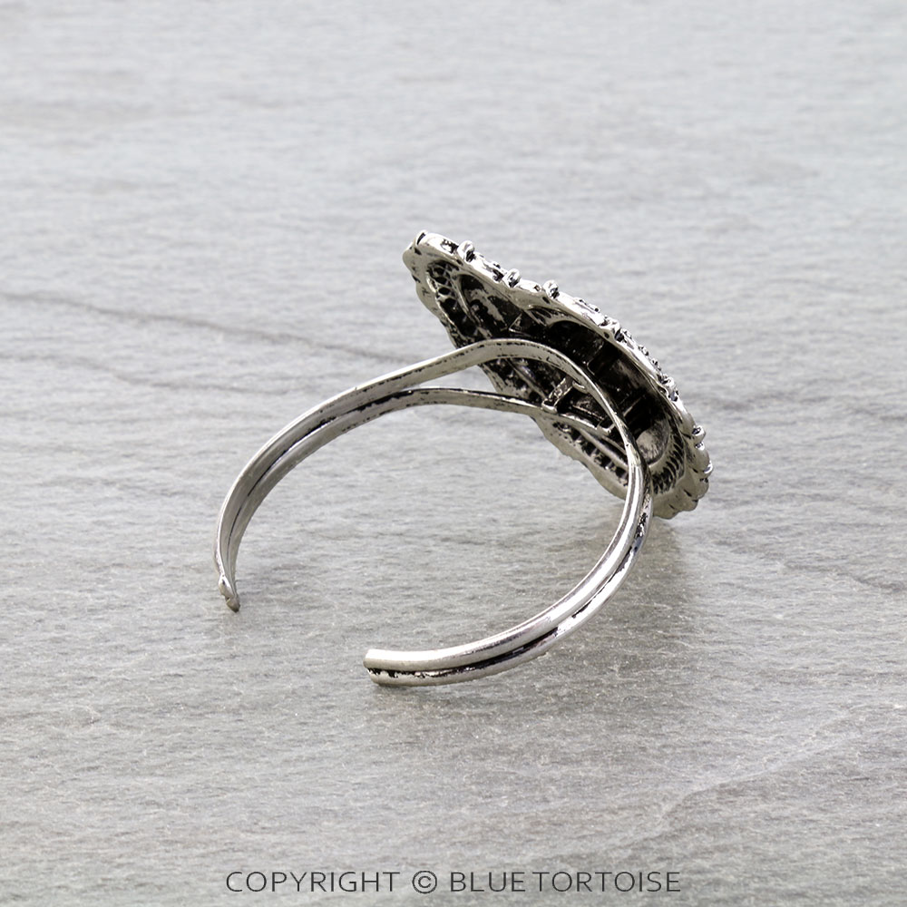 Western Heart Concho Cuff Bracelet - Image 3