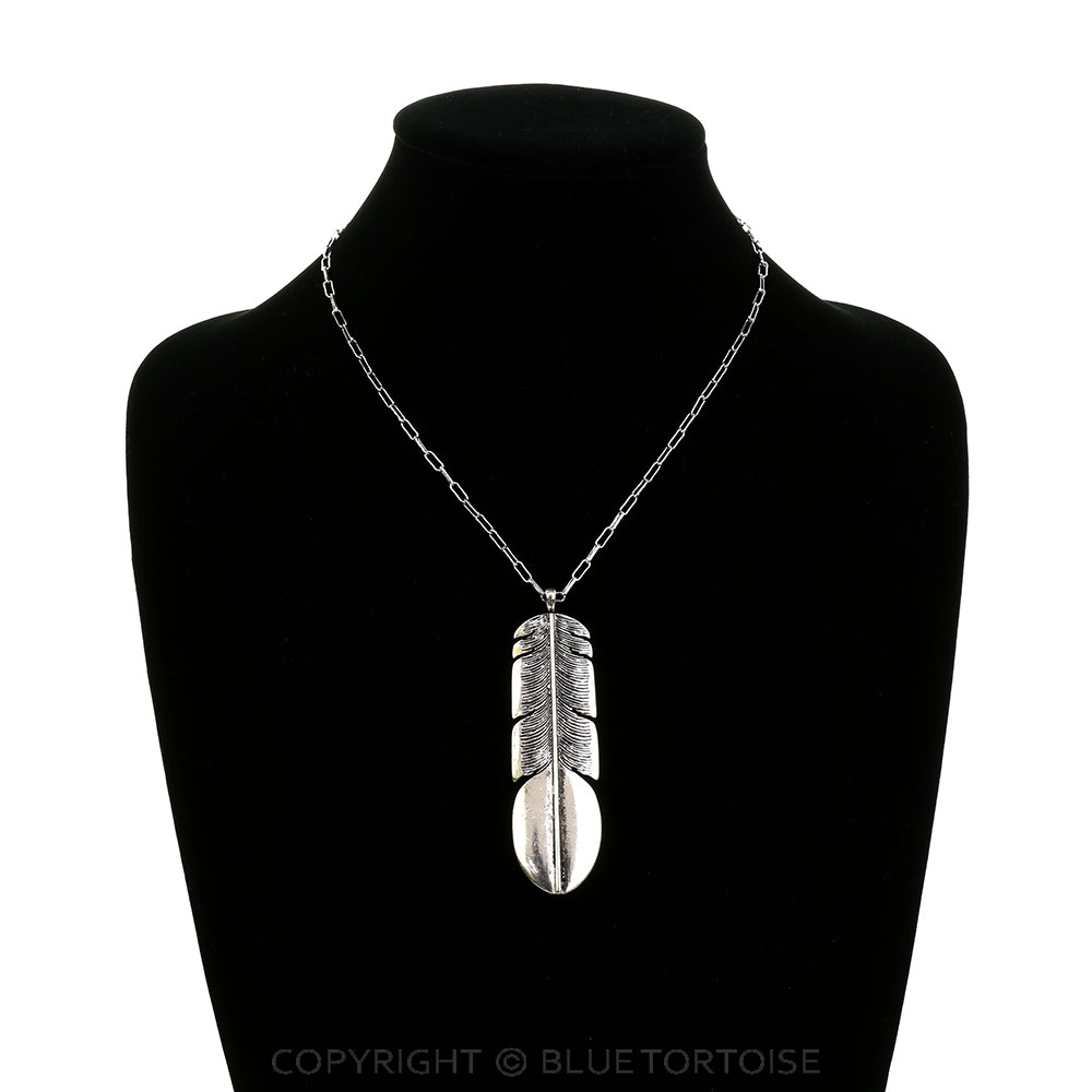 Western Large Feather Necklace - Image 2
