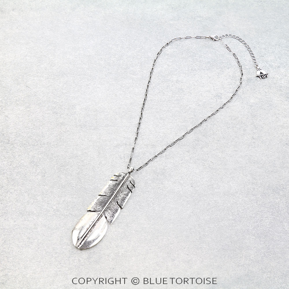 Western Large Feather Necklace