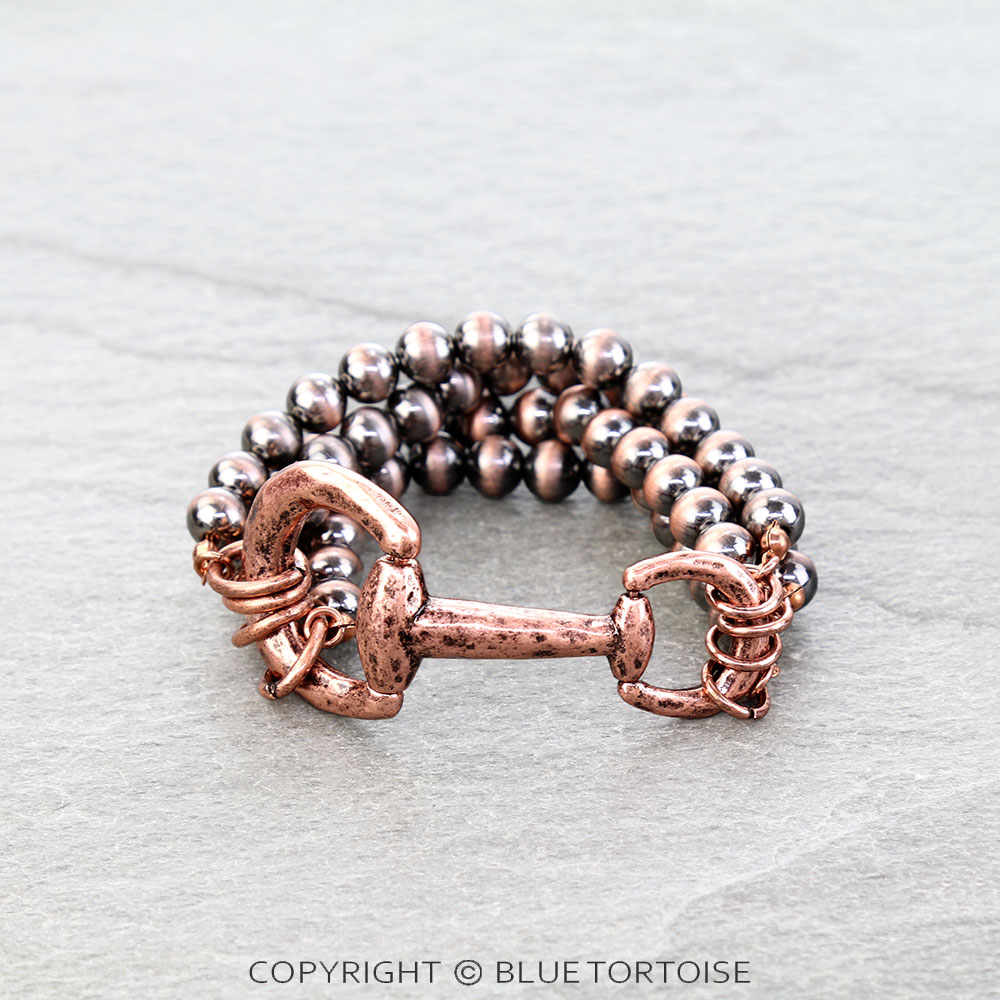 Western Horsebit Stretch Bracelet