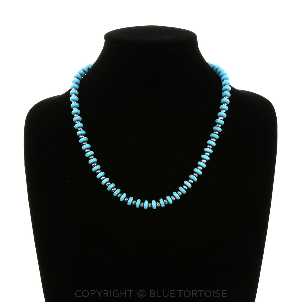 Navajo Style Bead Necklace - Image 2