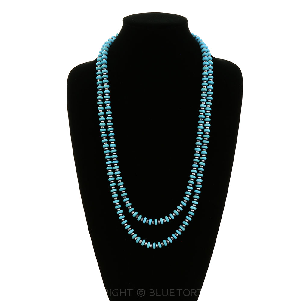 Navajo Style Bead Necklace - Image 2
